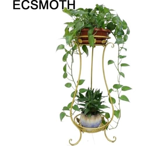 Planten Standaard Saksisi Metal Terrasse Outdoor Decoration Varanda Afscherming Shelf Plant Stand Balcon Balkon Flower Iron Rack