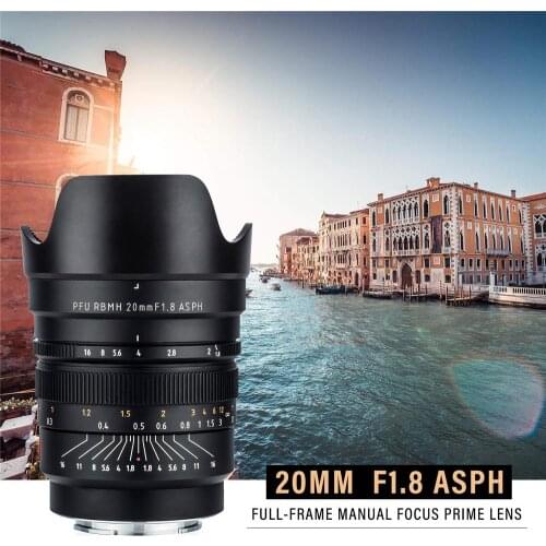 VILTROX 20mm f/1.8 ASPH Full-Frame Wide Angle-Prime Fixed Focus for Camera Sony NEX E A9 A7M3 A7RIV A7III A7S A6500 Nikon Z6 Z7