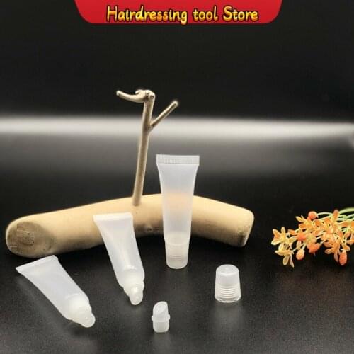 10ml 15ml Empty Lip Gloss Tubes with Funnels Clear Soft Lip Gloss Container Refillable Lipgloss Tubes for DIY Cosmetic Makeup