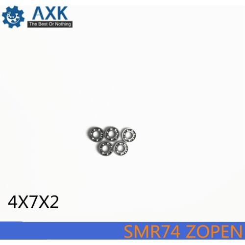 SMR74Z OPEN Bearing 4*7*2 mm ( 10 PCS ) ABEC-1 Stainless Steel Ball Bearings