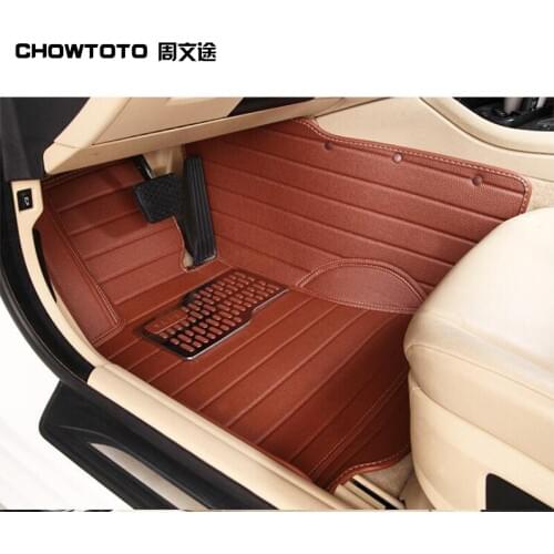 CHOWTOTO Custom Made Special Floor Mats For Ford F-150 2doors Durable Waterproof Carpets For Ford F150