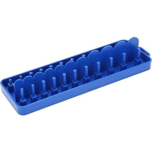 Countersink Drill Bits 1/4in Socket Storage Polypropylene Case Insert Row Rail Hanger Placing Repairing Tool DIY Woodworking