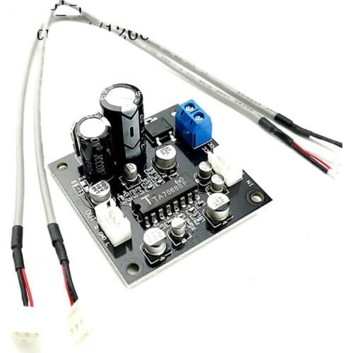 TA7668 Tape Drive Deck Magnetic Head Preamp Preamplifier Board + Shielded Wire