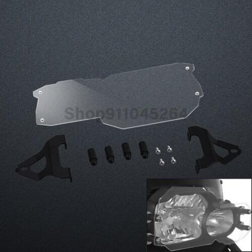 Motorcycle Headlight Guard Protection Protector Lens Cover Transparent For BMW F650GS F700GS F800GS F800R 2013-2019