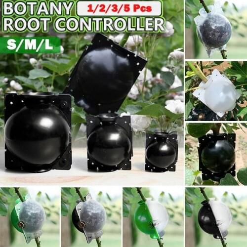 1/2/5pc Plant Root Growing Box Grafting Rooting Ball High Pressure Garden Breeding Case For Garden Plant Propagation Box Sapling