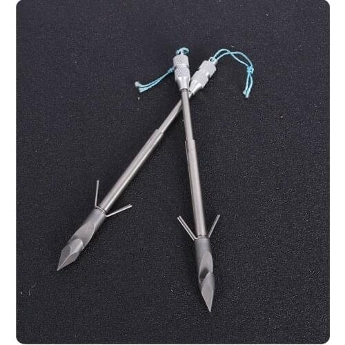 1pcs Slingshot Fishing Arrow Heads Darts Deep Water Arrow Skill Outdoor Shooting Fishing Hunting Slingshot Heads Fishing Gear