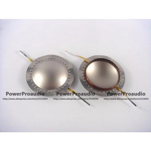 2PCS 1.75inch 44.4mm 44.5mm Speaker Diaphragm Horn Driver Repair kit 8Ohm CCAR Flat Wire