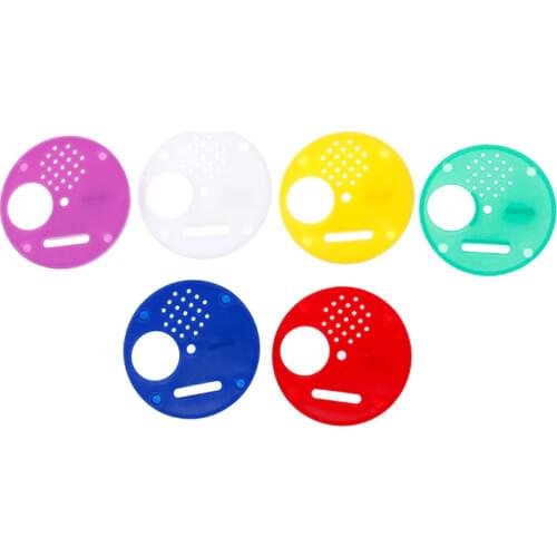 6 pcs/Set 7.5cm Hive Door Beekeeping Beekeeper Box Plastic Entrance Disc Bee Nest Gate Bee Hives (random colors)