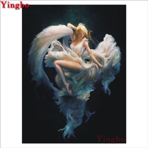 DIY Square Diamond Painting Dancing woman Diamond Embroidery Diamond Mosaic Girl Cross Stitch Full circle 5D Home Decor