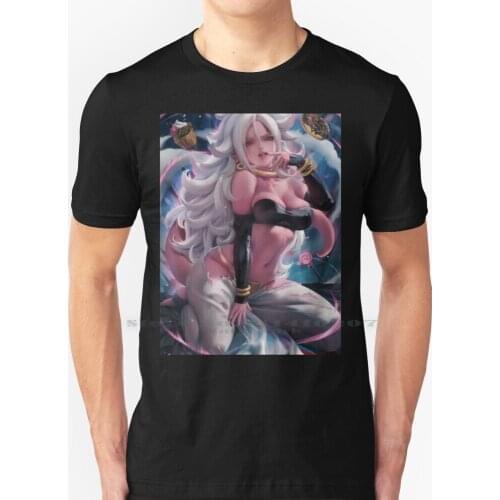 Android 21 T Shirt 100% Pure Cotton Android 21 Game Dbz