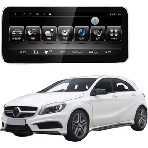 Car Multimedia Player GPS Audio Radio For Mercedes Benz MB A Class W176 A45 AMG 2013~2018 CarPlay 360 bird view camera NAVI