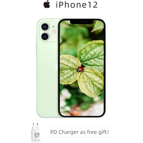 Used Original Apple iPhone 12 Mini / iPhone 12 5G Smartphone 5.4"/6.1'' Super Retina XDR Display A14 Bionic IOS 14 Mobile Phones