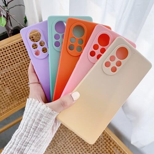 Gradual Change Phone Case For Huanwei Nova 7 8 SE P30 P40 Pro Funda Mate30 Honor 9X X10 V20 V30 V40 Liquid Silica Gel Back Cover