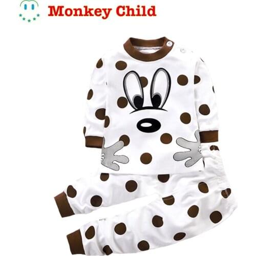 Children Pajamas Baby Clothing Set Kids Unicorn Cartoon Sleepwear Autumn Cotton Nightwear Boys Girls Animal Pyjamas Pijamas Set