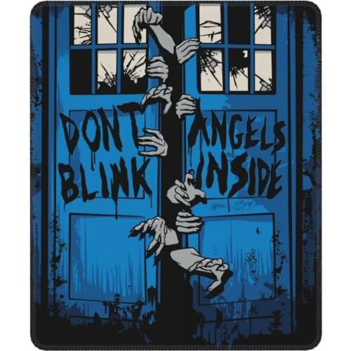 The Walking Angels Dead Vintage Mouse Pad Doctor Who Zombies Dont Blink Waterproof Mouse Mats Rubber PC Table Decoration Cover