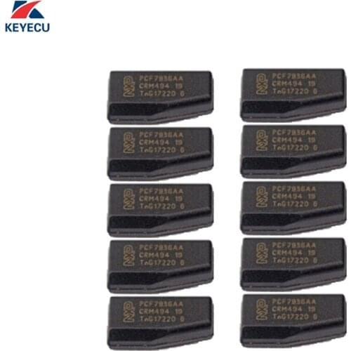 KEYECU Pack of 10 , Locked ID46 Transponder Chip Carbon (TP12 Locked) for Honda Motorcycle Original