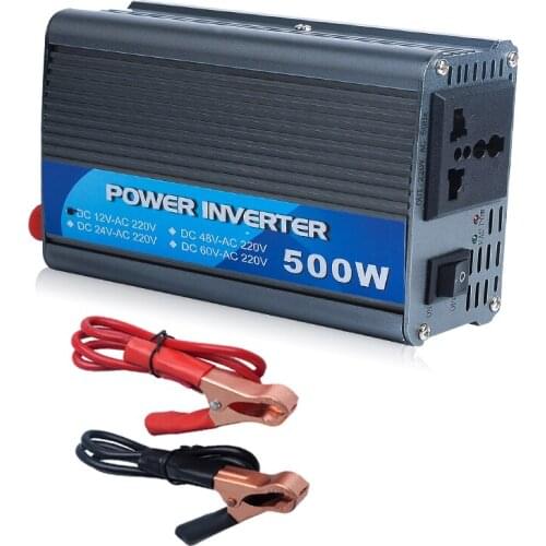 Modified Sine Wave Inverter Kit 500Watt 500Watts Power Inverter Dc To Ac 12 V 220 V Converter 500W Car Inverter With Charger