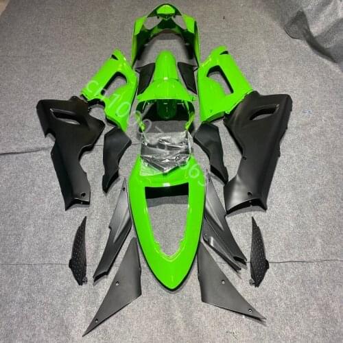 Hot sales green black fairing kit for Kawasaki Ninja ZX10R 04 05 ZX 10R 2004 2005 ZX-6R 04 05 ABS Plastic fairing kit