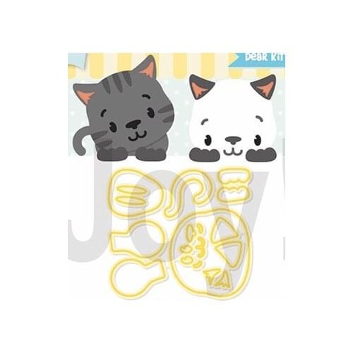 Animal cat Metal Cutting Die girl DIY Scrapbooking Paper Cards Decorative Craft Embossing