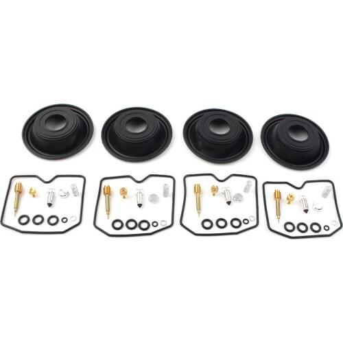 4 Sets Motorbike Carburetor Repair Kit Vacuum Diaphragm For Suzuki GSF600 S BANDIT GSF 600 S 1996-2003