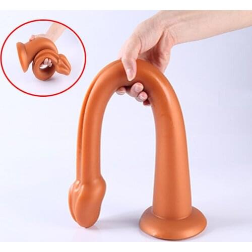 Super Long Anal Plug Big Dildo Prostate Massage Huge Butt Plug G spot Masturbator Realistic Penis Adult Sex Toys for Men Woman
