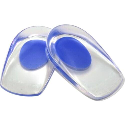 Heel Support Pad Cup Gel Silicone Shock Cushion Orthotic Insole Plantar Car