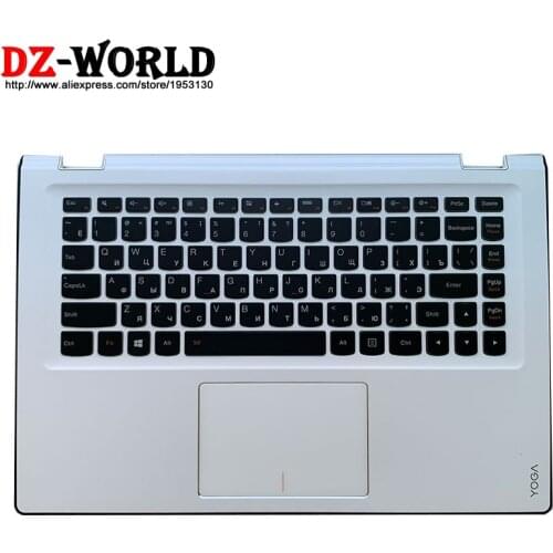 Palmrest Upper Case With Russian Backlit Keyboard Touchpad for Lenovo Yoga 3 14 Yoga 3-1470 Yoga 700-14ISK C Cover 5CB0H35650