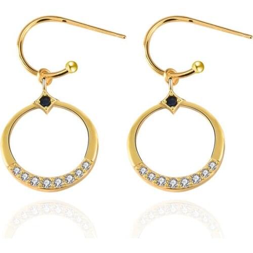 S925 Sterling Silver Earrings Female New Fashion Small Fresh Earrings Spring Earrings