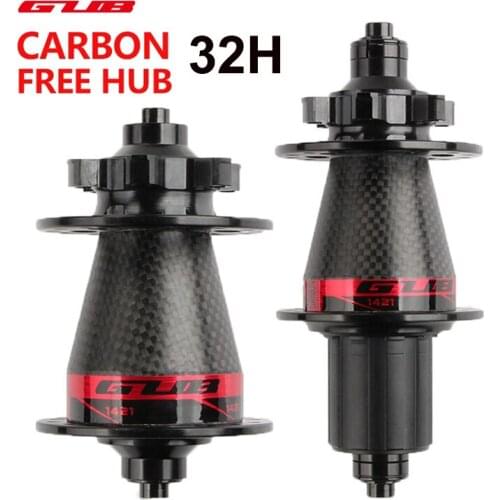 Mountain Bicycle Hub Carbon Fiber MTB Bike Disc Brake Hubs Sealed Bearing Quick Release 32Hole 14G 8 9 10 11 12 Speed Flywheel