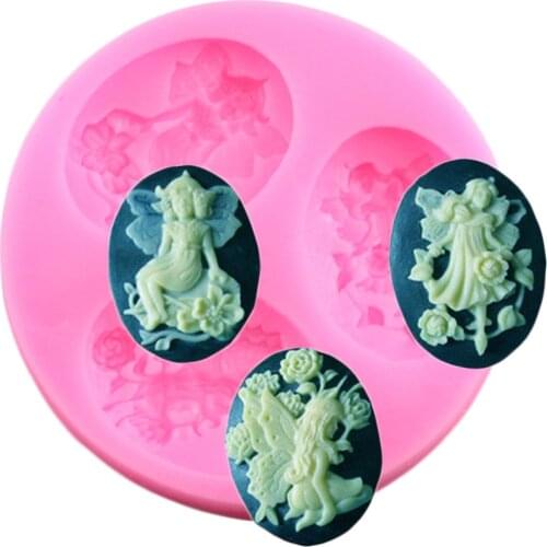 Sugarcraft Angel Silicone Mold Fondant Mold Cake Decorating Tools Chocolate Gumpaste Mold