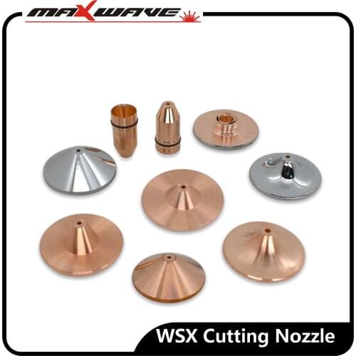 WSX Original Nozzles NC12 NC30B KC13 NC60 Laser Cutting Head Nozzles 1 1.5 2.0 3mm single Double Layer Cutting Nozzles
