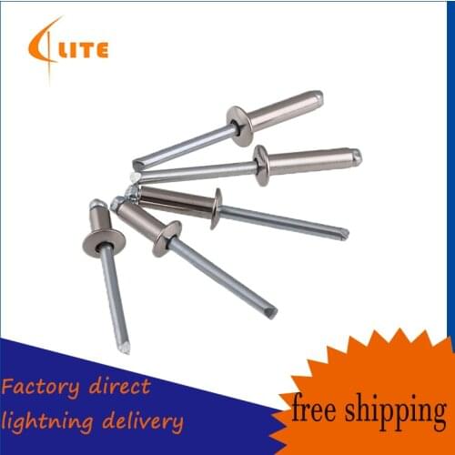 Round Head Rivets 304 Stainless Steel Blind Rivets Round Head Rivets Decorative Rivets M4 20pcs