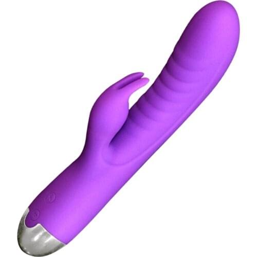 A6HF Women Double-head Vibrator Massager Dildo G-spot Clitoral Function Toys