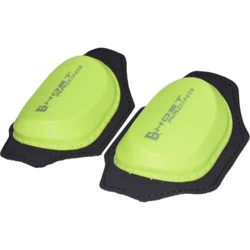 1 Pair Motorcycle / Bike Safety Flag Knee Sliders / Knee Braces - Green