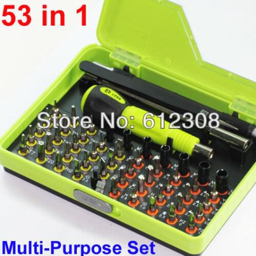 53 In 1 Precision Torx Socket Screw driver Screwdriver Set Hex Cross Philips Tools Kit Case For Mobile iPhone TV Computer 8921