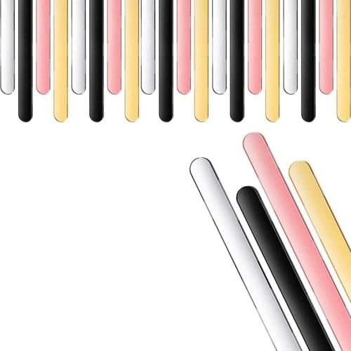 80 Pieces Acrylic Cakesicle Sticks 4.5 Inch Reusable Sticks Mirror Ice Cream Sticks Mini Acrylic Craft Ice Sticks-ABUX