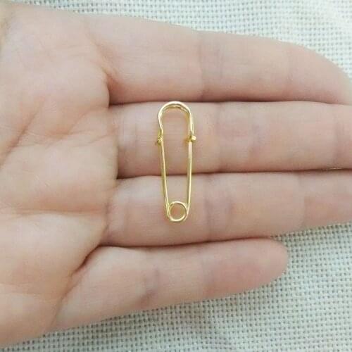 Accessories Brooch Big Pin Findings Charms Safety Gold Pins Kilt Needle Garment Scarf Shawl Hijab Dress Corsage Adhesive Holder