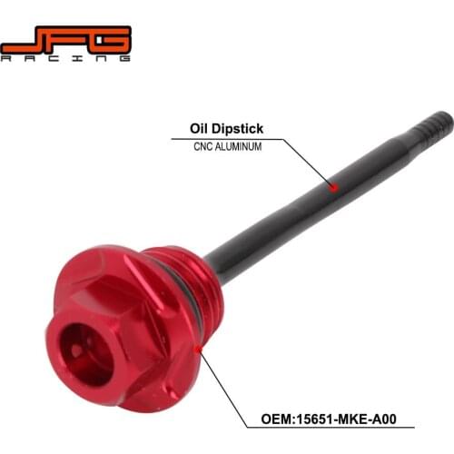 Motorcycle CNC Engine Oil Dipstick Dip Stick Plug For HONDA CRF450R CRF450RX CRF 450R 450RX 2017-2020 CRF450RWE 2019 2020