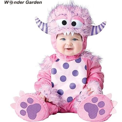 Wonder Garden Infant Toddlers Baby Rompers Girls Pink Elf Halloween Cosplay Costumes Christmas Purim Holiday Jumpsuit