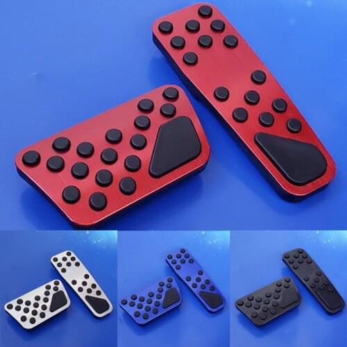 For Dodge Challenger Charger Chrysler 300 300C 2009-2016 Aluminum Alloy Pedal Pads No Drilling Brake Accelerator Pedal Covers