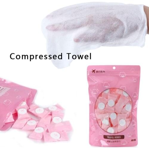 Magical Travel Compressed Towel Outdoor Mini Disposable Cotton Portable Face Towel Soft Napkin Perfect Tissue Cleaning Wipes