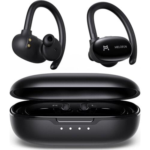 Melofun PowerPods Bluetooth 5.0 earphones tws ipx5 waterproof touch voice true wireless in-ear earphones for iphone huawei