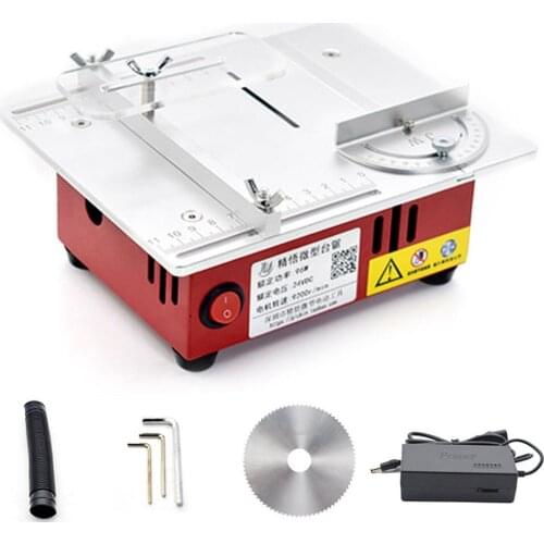 T30 Mini Multifunctional Table Saw Electric Desktop Saws Small Household DIY Cutting Tool Woodworking Lathe Machine EU PLUG