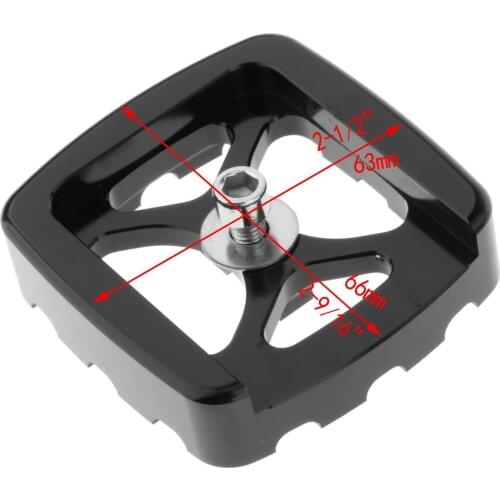 Small Brake Pedal Pad Cover Anti-Skid for Harley Dyna Motorcycle Off-road