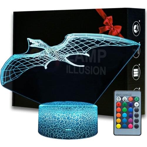 Pterodactyl Night Light Tyrannosaurus Dinosaur Desk Lamp Kids Bedside Lighting For Home Room Decor Dropshipping Stuff