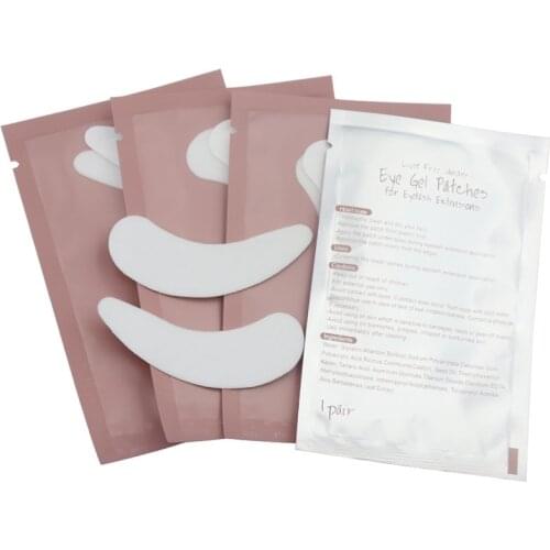 New Style 50 pairs Mini Willow leaf eyelash sticker Eye Pads Eyelash Extension Gel Patches Eyelashes Grafting Makeup tool