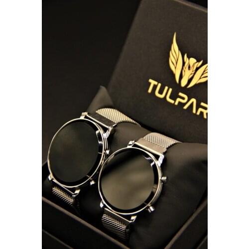 Custom Box Couple Wrist watch Magnet Cord Digital Dear Watches