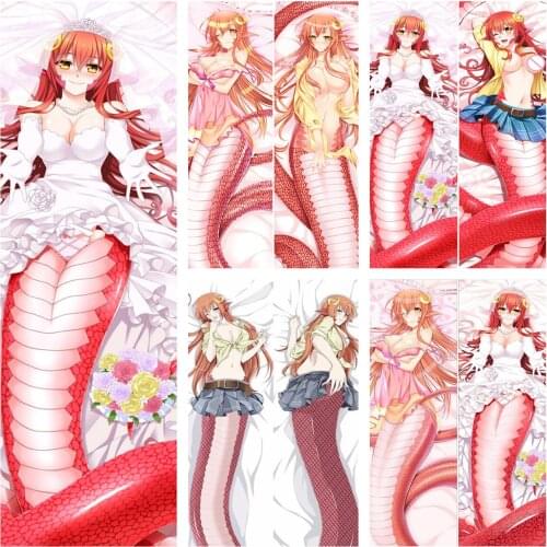 Anime pillowcase Monster Musume no Iru Nichijou characters sexy girl Miia otaku Dakimakura pillow cover hugging body pillowcase