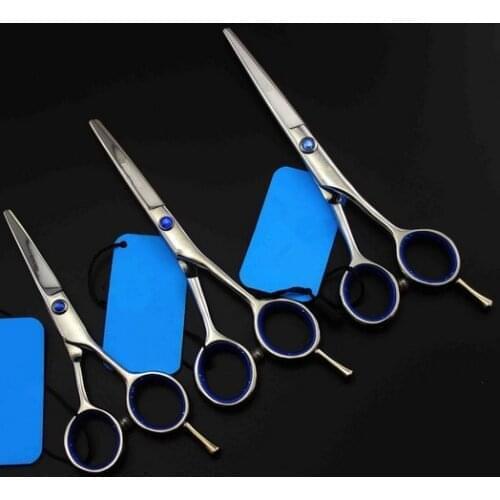 Custom-made cute Japan 440c 4 / 5 / 5.5 inch Eyebrows hair scissors cutting barber brow scissor shears hairdressing scissors