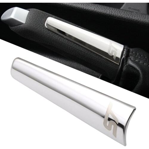Car Styling Stainless steel Handbrake Handle Cover Stickers for Ford Focus 2 3 4 2008 - 2012 2013 2014 2015 2016 Accessories
